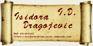 Isidora Dragojević vizit kartica